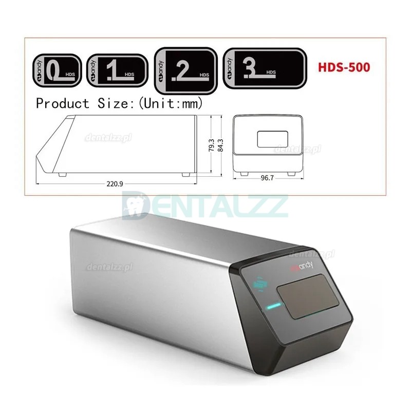 Handy HDS-500 Skaner płyt fosforowych PSP cyfrowy skaner płytek fosforowych do obrazowania dentystycznego